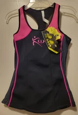 NWT *Read* Kutting Weight Women Large Weight Loss Slim Down Sauna Suit Tank Top