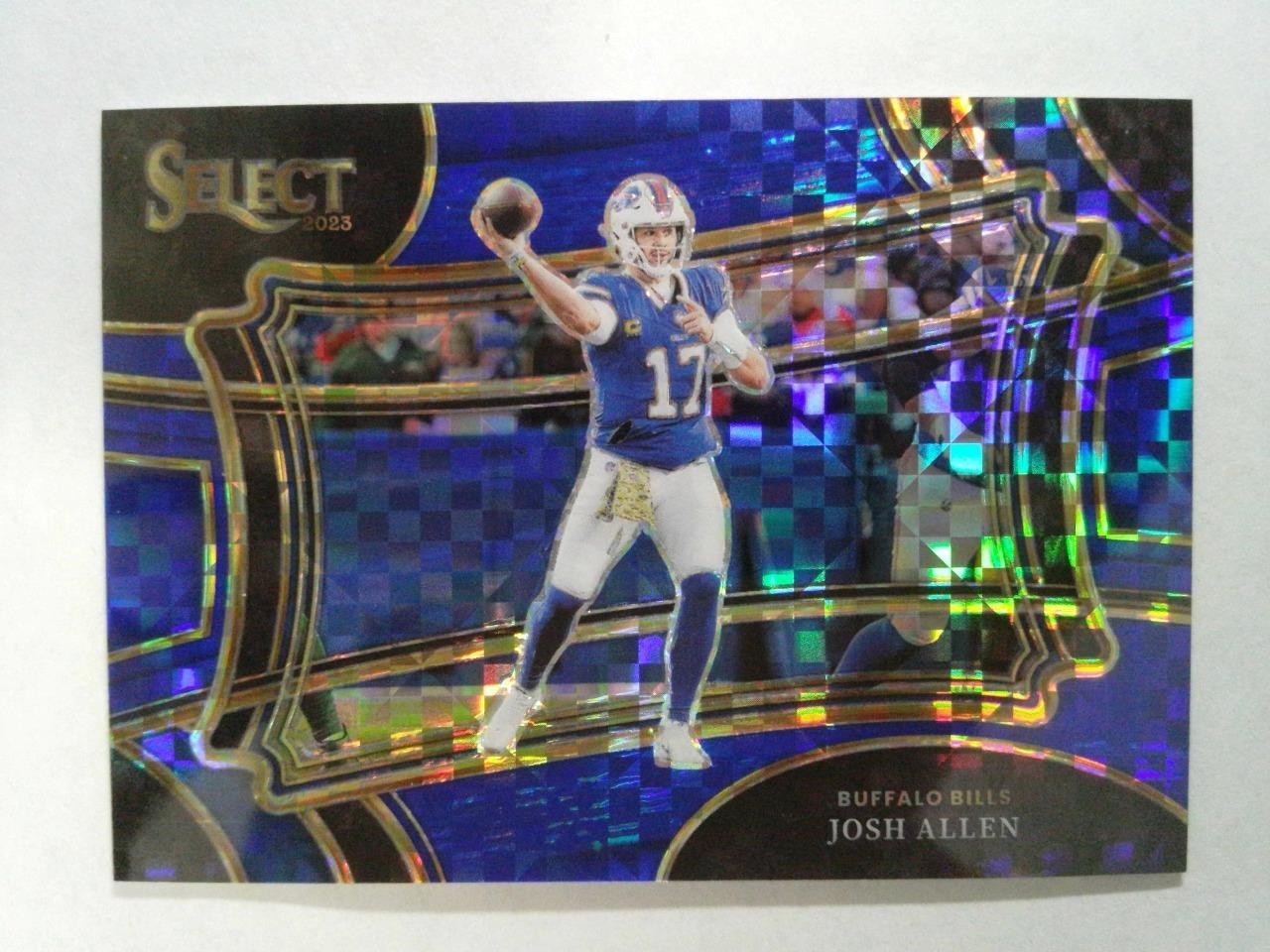 2023 Panini Select Football - Blue Prizm - Field Level #310 - Josh Allen #41/49