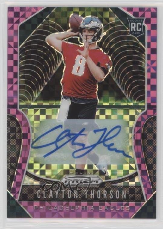 Clayton Thorson Panini Prizm #310 Autograph-Purple Power