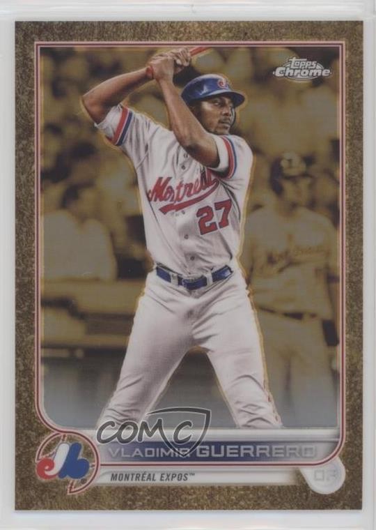 2022 Topps Gilded Collection 49/99 Vladimir Guerrero #132 HOF 0n7b