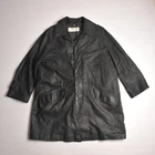 Mens Manufacture SERAPHIN Leather Coat Jacket Deatchable Liner size 52