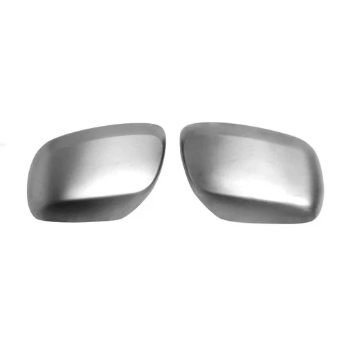 2008-2015 Lexus LX 570 Side Mirror Cover Caps Brushed Stainless Steel Silver 2 P