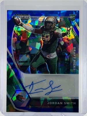 2021 Panini Prizm Draft Picks - Jordan Smith Blue Ice Rookie Auto /75 UAB