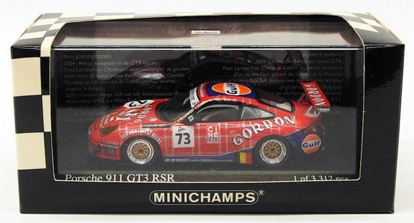 Porsche 911 996 GT3 Rsr #73 1000 Km Spa 2005 Gordon Minichamps 400056473 1/43-image
