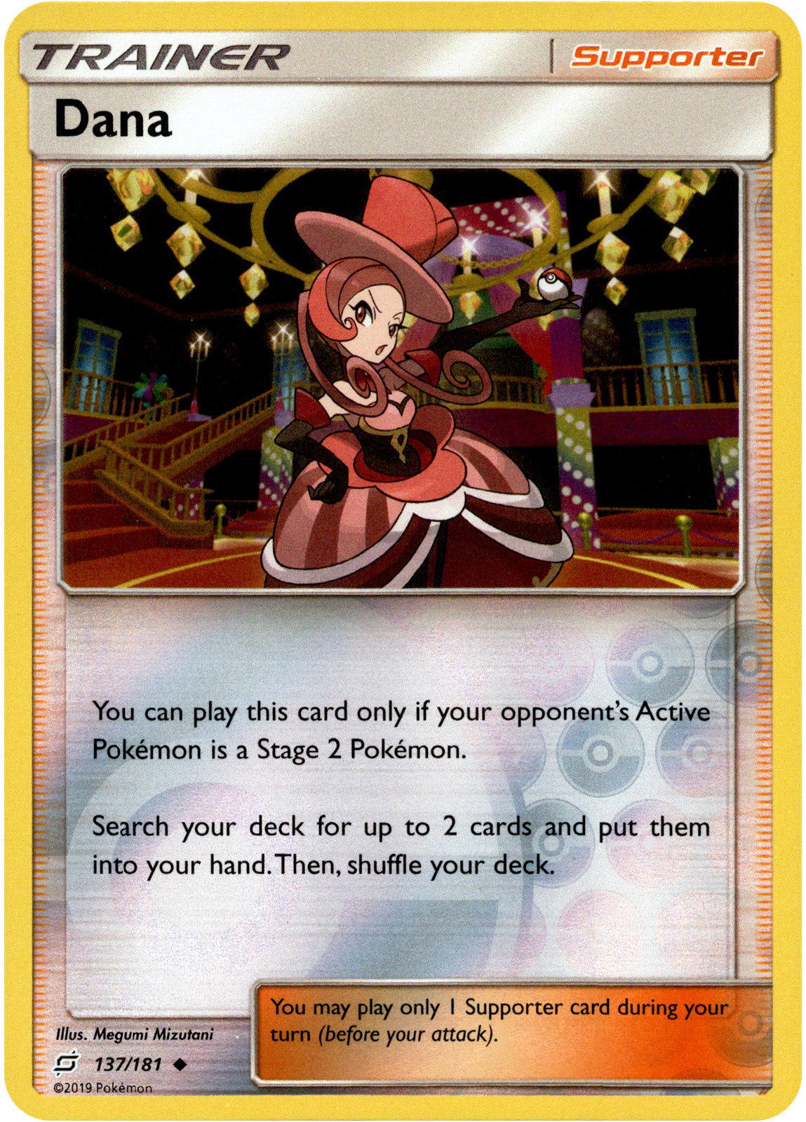 Dana - 137/181 - Team Up - Reverse Holo