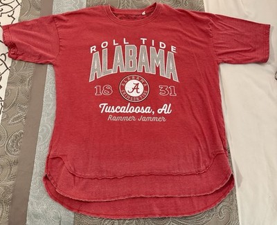 Alabama Crimson Tide Pressbox By Royce Apparel Women s Shirt Size XL