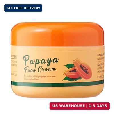 Papaya Cream Face Moisturizer Cream with Natural Papaya Extract, Day and Night F