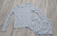 Art Class Girl's Blue Floral Pajama Set Size XXL 16/18 