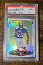 Odell Beckham Jr 2014 Topps Chrome Refractor #117 PSA 10 Rookie Card RC