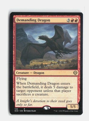 Demanding Dragon 130 Starter Commander Decks MTG NM