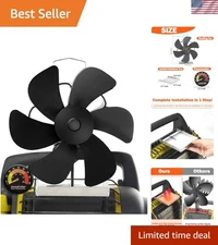 Durable & Portable Heat Activated Fan for Propane Heaters - Eco-Friendly Design