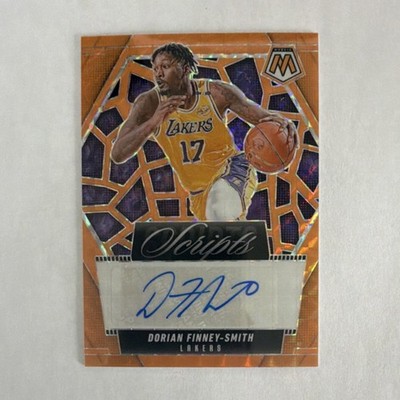 2024-25 Panini Mosaic Dorian Finney-Smith Scripts Auto Orange #MS-DFS Lakers /25