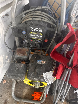 #ad #ad 2 power washers one ryobi one Brags and stattion Both functional and good cond $200.00