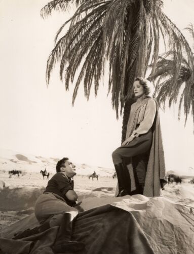 C1936 11x14 MARLENE DIETRICH & CHARLES BOYER GARDEN OF ALLAH SILVER GELATN PHOTO - Picture 3 of 11