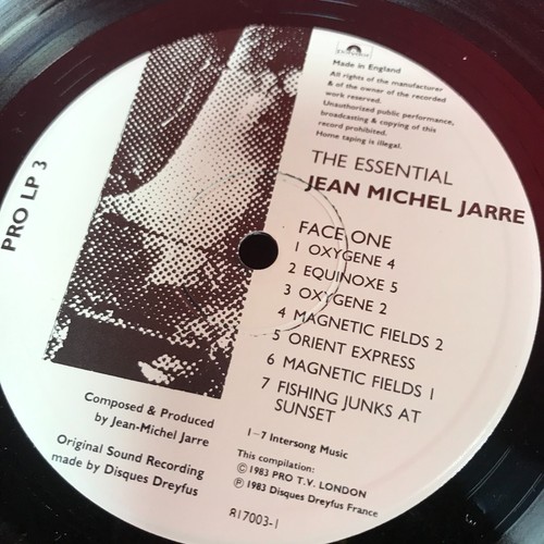 JEAN-MICHEL JARRE The Essential 1983 UK vinyl LP Oxygene best of E - Picture 5 of 6