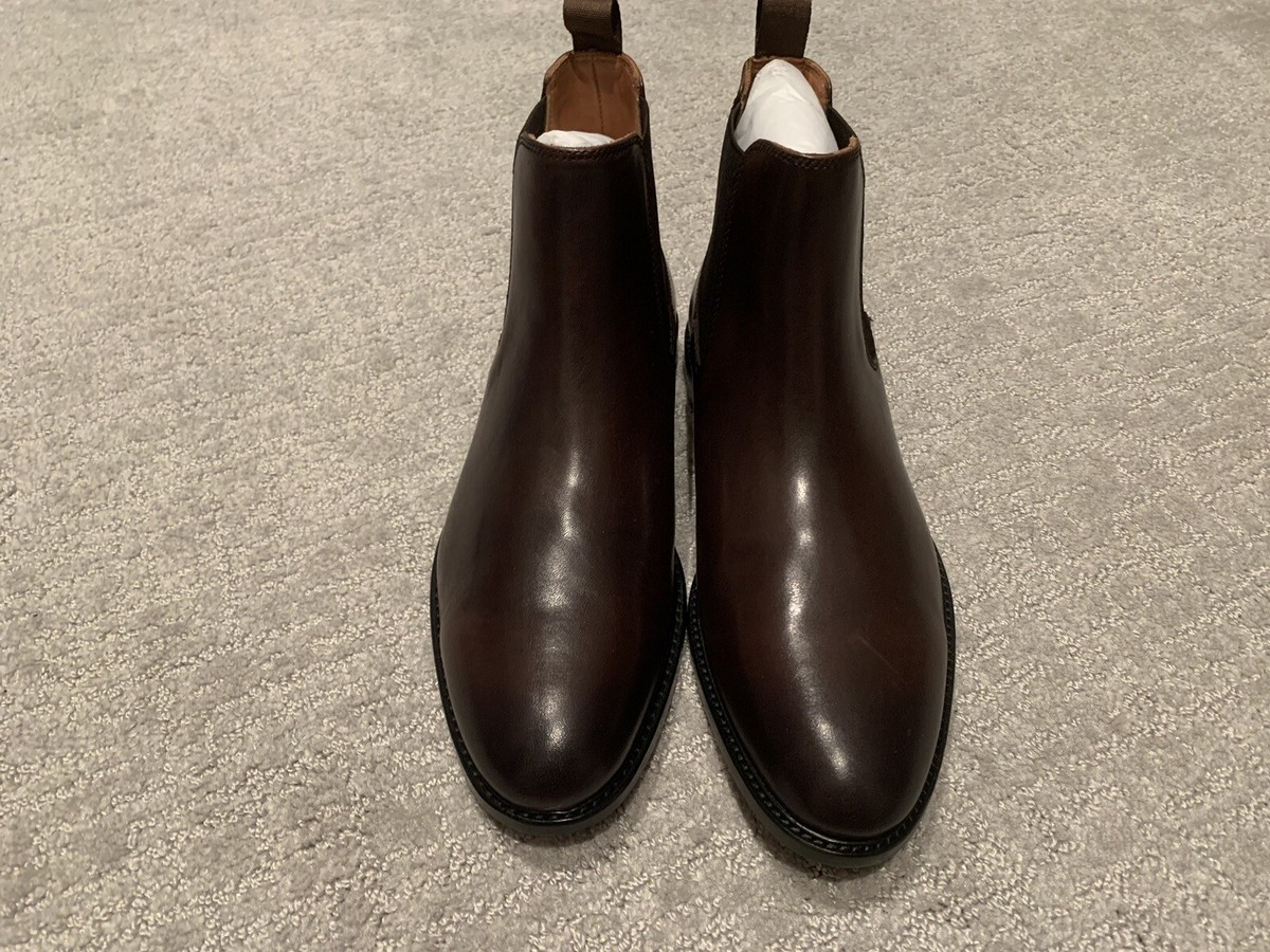 Men\'s Banana Republic Orthite Brown Leather Chelsea Boots Leather Square-Toe Chelsea Boot | Banana Republic main image 2