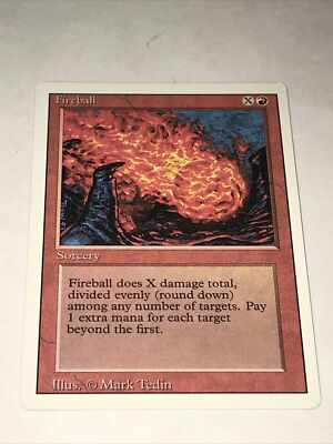 mtg fireball cards Delayed Blast Fireball deals 2 damage to each opponent and each creature they control Fireball - 30th Anniversary Edition