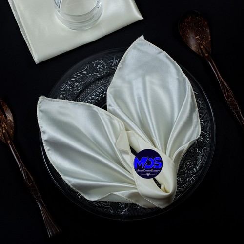 Serviettes de table carrées en satin 12 pouces/20 pouces mouchoir fête de mariage - LIVRAISON GRATUITE - Photo 26/45