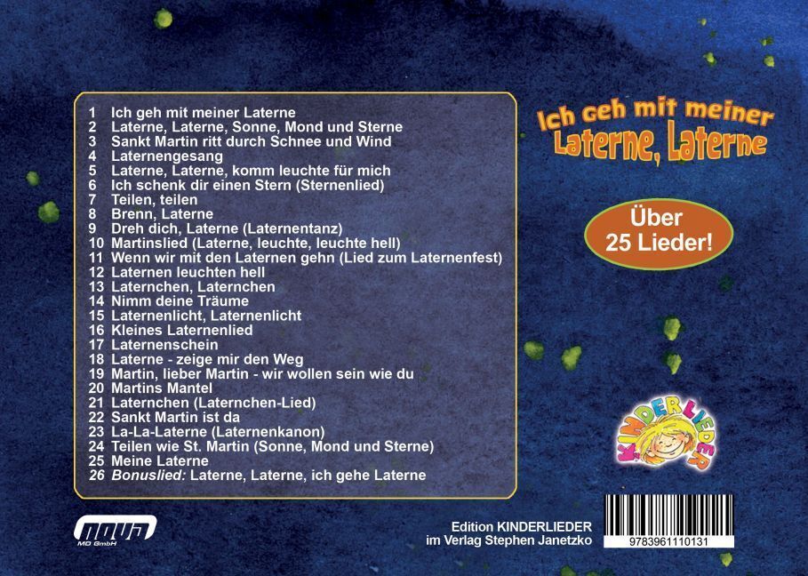 Thumbnail - Ich Geh Mit Meiner Laterne, Laterne - Das Liederbuch Stephen Janetzko