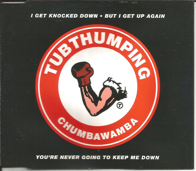 CHUMBAWAMBA Tubthumping 6TRX REMIXES Europe CD single SEALED USA Seller 1997