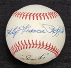 Rare PHIL RIZZUTO Signed FULL NAME-SCOOTER Official Baseball-HOF-YANKEES-PSA