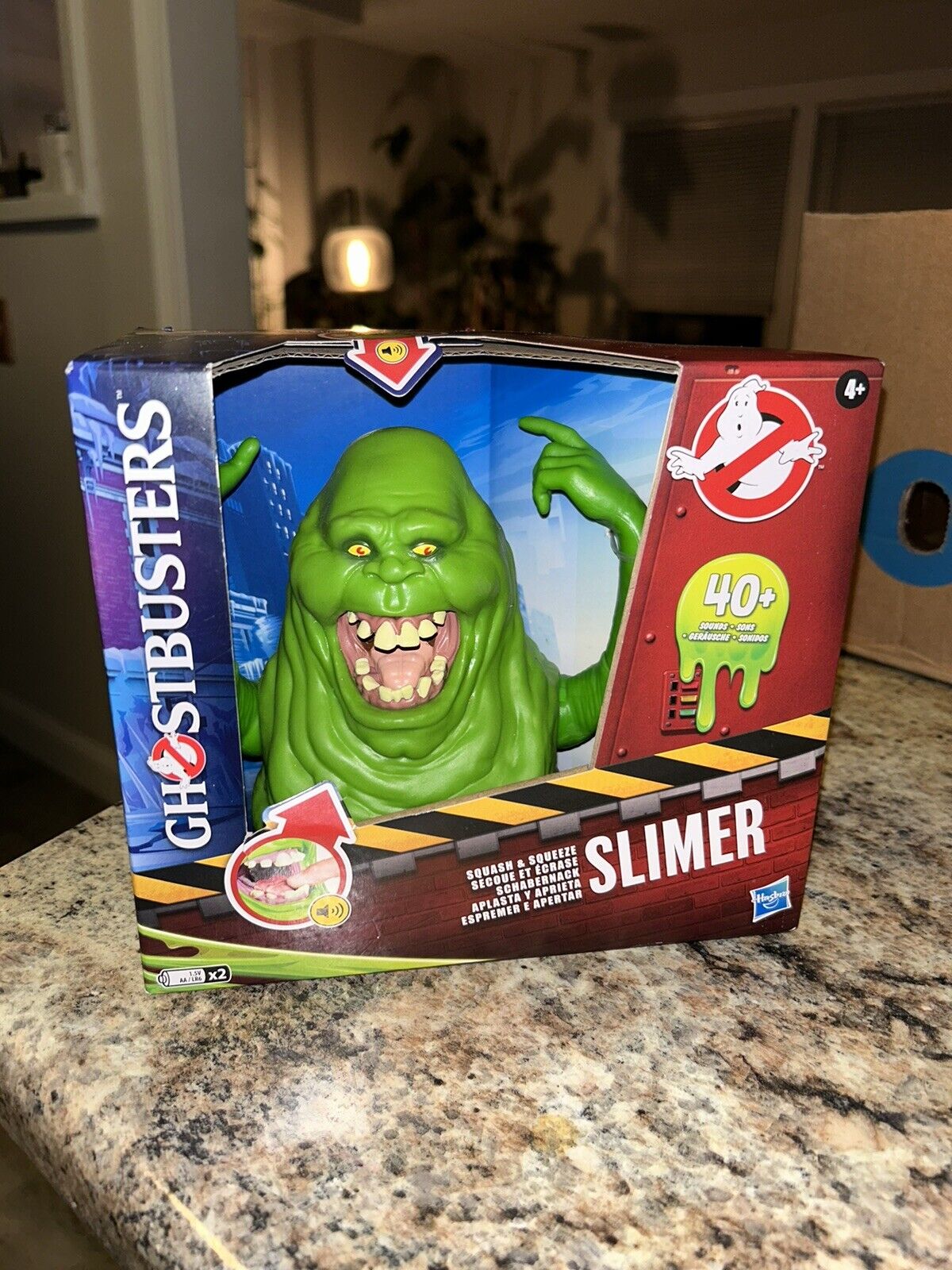 NEW 2024 Ghostbusters Slimer Squash & Squeeze Makes 40+ Sounds Brand New In Box
