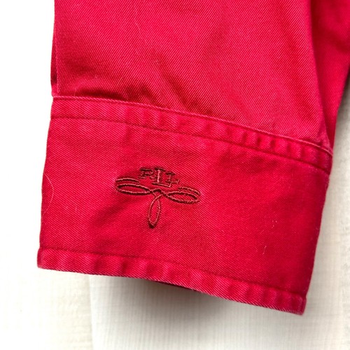 Vintage 1990s Lauren Ralph Lauren Women’s Red Western Shirt Pearl Snaps Medium - Picture 6 of 11