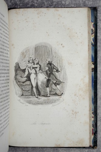 LOUVET DE COUVRAY. HISTOIRE DU CHEVALIER DE FAUBLAS. DESSINS DE C. ROGIER. 1836 - Picture 10 of 12