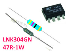 Kit Riparazione LNK304GN componenti comuni schede ELECTROLUX ZOPPAS A&G 1W 47ohm