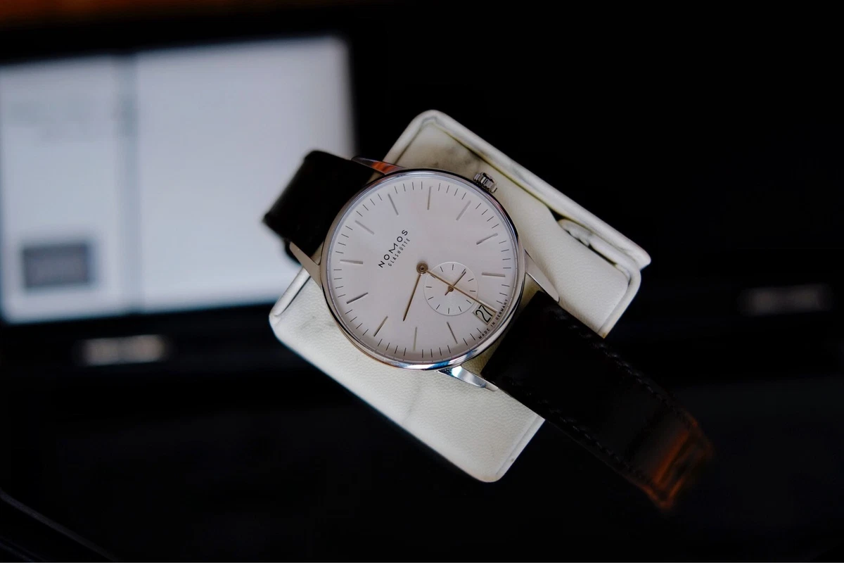 2019 NOMOS ORION 38 DATE WHITE B P Ref.381 eBay