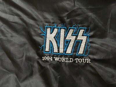 KISS vintage Jacket Rock The Nation Concert Tour 2004 Embroidered