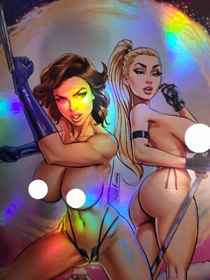 Power Hour #2 Mouthy Marvels NYCC 2024. Topless Hot!! LTD 9/10  Foil