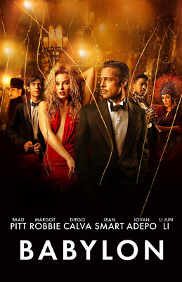 BB0460 Babylon Film By Damien Chazelle 2022 Group Movie Poster 11x17
