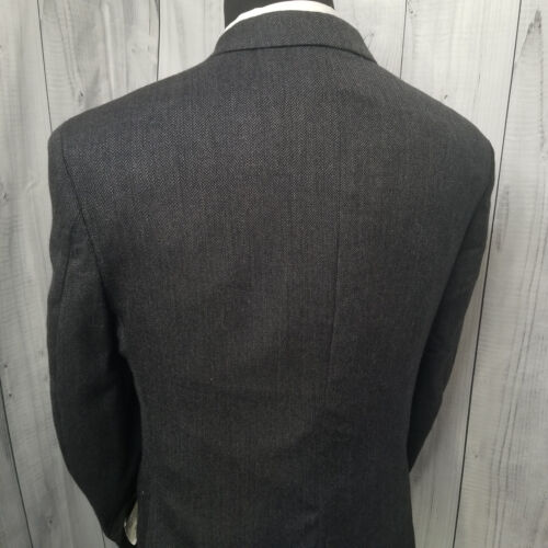 New Andrew Fezza Men's Blazer 40S Gray Sport Coat Jacket LAMBSWOOL $275 Retail - Picture 10 of 24
