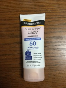 neutrogena pure and free baby sunscreen spf 50