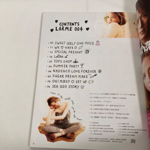 LARME 004 Jun 2013 Sweet Girly Art Book Japanese Fashion magazine W/Tracking # - Picture 4 of 12