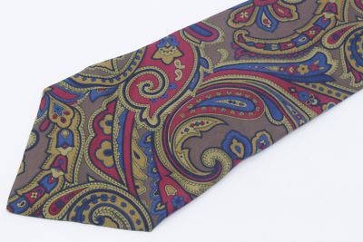 DEL MARE 1911  silk neck tie made in Italy