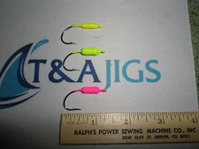 20 Yellowtail Jigs 2/0 HOOK Color+Weight Choice T&A Jigs Snapper Jigs
