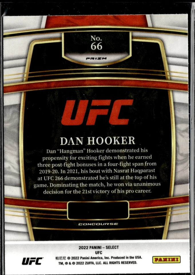 2022 SELECT UFC SILVER #66 DAN HOOKER - Image 2 of 2
