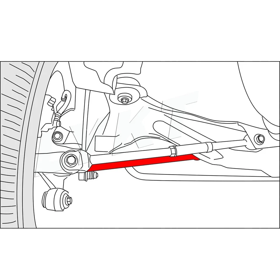 LYKT 2pcs Rear Adjustable Toe Kit for Toyota Camry、Avalon &Lexus ES350 ES300h Foto 2 de 4