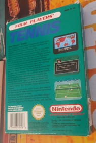 Four Player Tennis (1988) Nintendo NES (Modul, Manual, Box) working CIB 8-bit