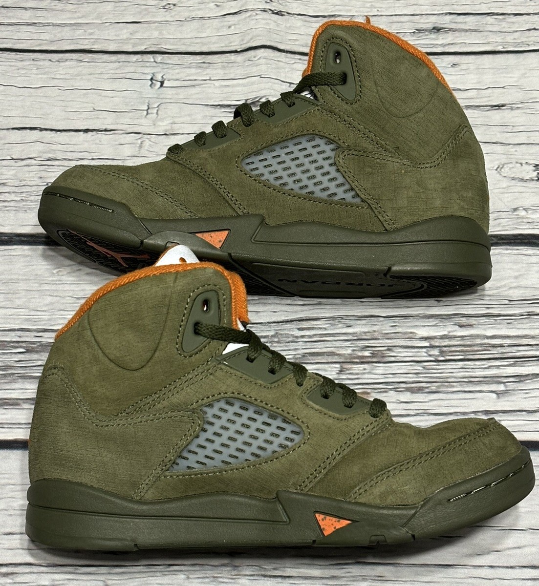 靴 AIR JORDAN5 Olive AIR JORDAN 5 