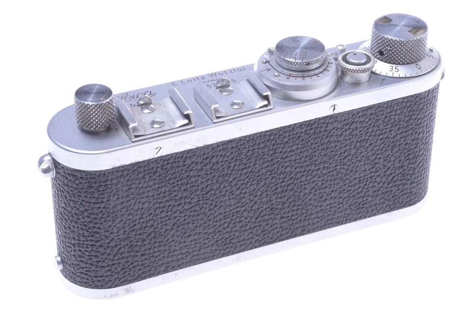 ✅ CÁMARA LEICA M39 IF ESFERA ROJA CROMADA 35MM *FUNCIONA 100%* SERRAIL #579715 '1953' Foto 3 de 4