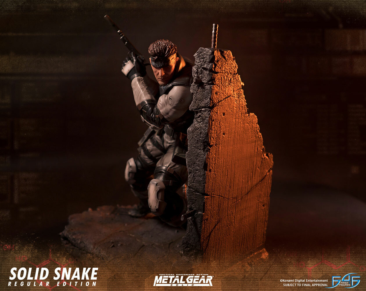 First4Figures Metal Gear Solid Snake Regular Statue Mint in Box | eBay