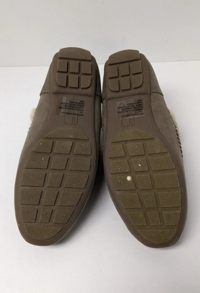 Anne Klein Ozark Moccasin Slippers, Grey, Women's 7.5 M - Image 4 of 4