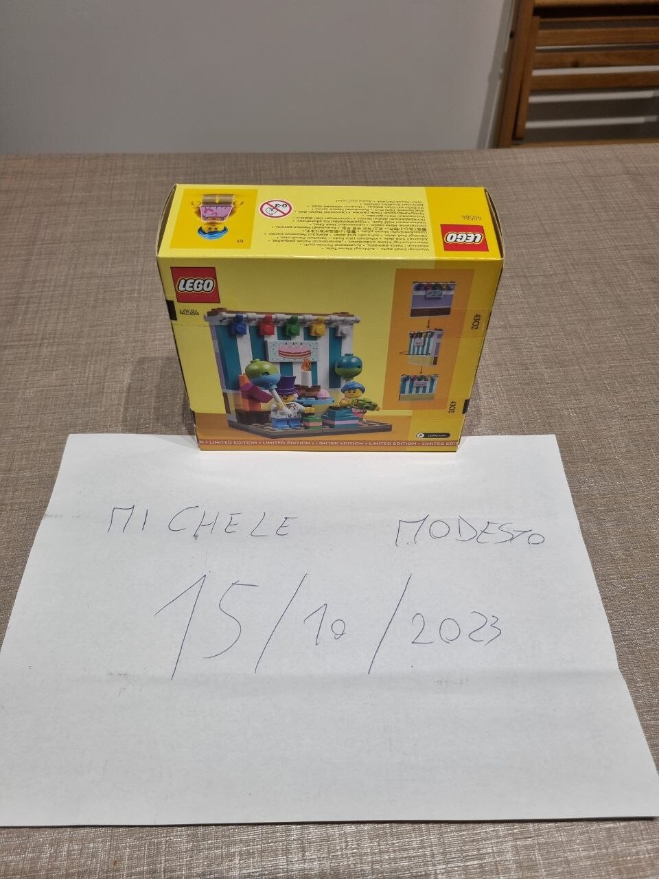 LEGO 40584 Diorama di compleanno Limited edition MISB
