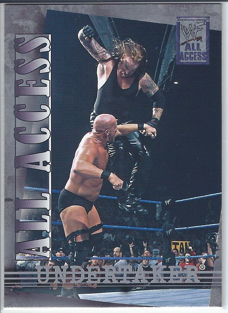 Undertaker 2002 Fleer WWF WWE Wrestling All Access Trading Card #33