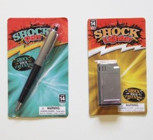 2 New Shock Items Combo 1 Lighter 1 Ink Pen Shocking Gag Gift Prank Joke Ebay