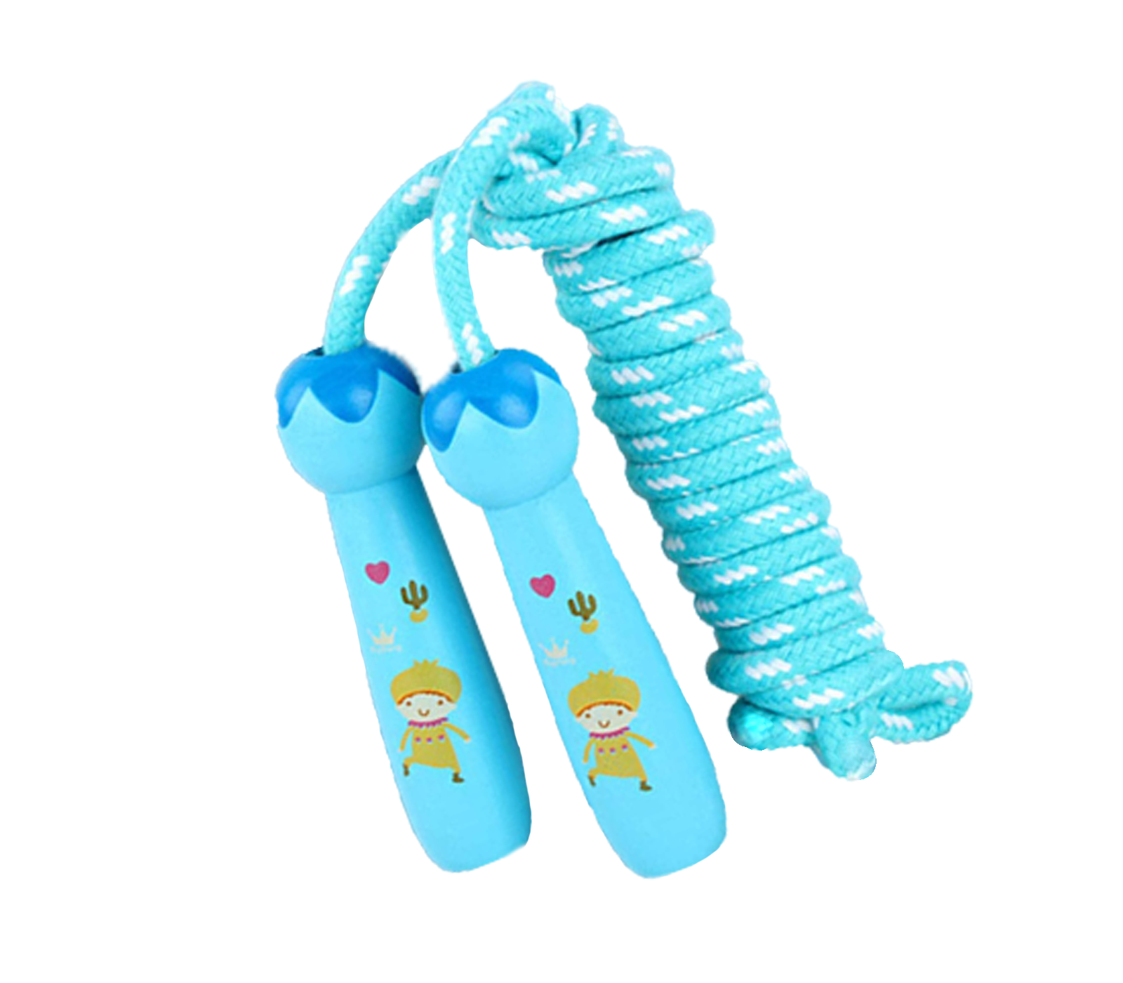 Corda per Saltare Bambini Regolabile Gioco Salto della Corda in Cotone