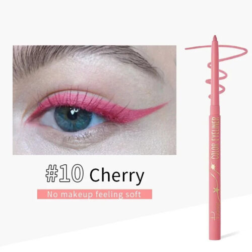 New Colorful Matte Eyeliner Gel Pencil Makeup Lasting Quick Drying Eye Liner Pen - Picture 18 of 26